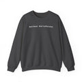 Well Read. Well Caffeinated. Literary Coffee Crewneck Sweatshirt